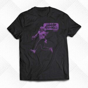 Lamar Jackson Baltimore Ravens Football Graphic T-Shirt NFL Team Fan Pride Tee